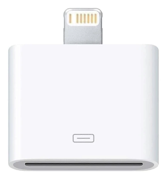 Lightning till 30-Pin Adapter Stödjer Laddning Dataöverföring Kompatibel För IPhone IPad IPod 11 XS X 8 7Plus 6S 6S Plus 5S SE