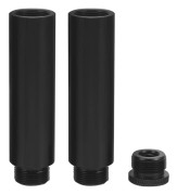 Mikrofonstativ förlängningsrör Mikrofonstativadapter Metall Robust och Stark Svart Enkel Installation