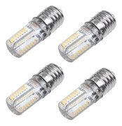 4x E17 Sockel 5w 64 LED Lampa Glödlampa 3014 Smd Ljus Varmvit Ac 110v-220v