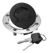 Motorcykel Bränsle Bensintanklock Lås för Suzuki SV650 SV 650 GSXR 1000 2003-2014 GSXR 600 GSXR 750 2004-2014 Silver