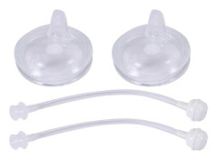2 st pipnappar för Comotomo och Mason Babyflaska, 7 cm diameter 27 silicone