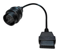 För IVECO bilgränssnittskabel OBD II diagnostisk kontakt för IVECO 38Pin till OBD2 16Pin OBD OBDII Ad