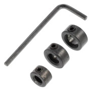 1 set ring metallborr tillbehör 7/16 borr 1/2 borr fästringar borrguideblock