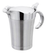 Dubbelisolerad såskanna med gångjärnslock, idealisk rostfri såssnipa (750 ml)