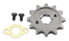 Framdrev, 17 mm x 30 mm frammotordrev med monteringstillbehör, 12T stållegeringständer, lämplig ersättning för 530-kedja