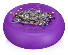 Magnetisk nåldyna med 100 synålar, rund magnetisk nålhållare