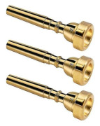 Trumpetmunstycke 3c 5c 7c Trumpet Tillbehör, Mässing Trumpetmunstycke Set För Nybörjare (guld)