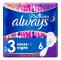 Always Platinum Hygienbindor med Vingar 6-pack Ultra Natt