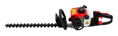 Bensindriven häcksax - 2-takts busk- och grästrimmer - 22,5 cm³ 0,9 HP - Dubbelblad - Sladdlös - Röd