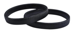 2 st Herr Elastisk Skjortstrumpband Ärmhållare Armband (Svart)