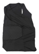 Rib Protection Padded Vest Compression Shirt Training Vest With 3 Pads For Football Basketball