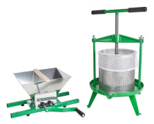 Fruktpress 14 liter och fruktvarn 7 liter - litet paket
