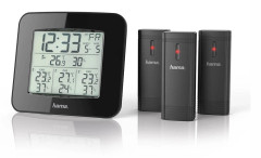 HAMA Väderstation EWS-Trio 3x Sensor Svart