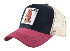 Unisex Djur Mesh Trucker Keps Snapback Broderad Patch Ba F F