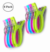 Pack of 8 Beach Towel Clips