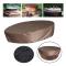 Waterproof Round Spa Cover, Outdoor Hot Tub Cover, Waterproof Spa Cover, UV-Resistant Windproof Bathtub Cover for Swimming Pool, Brown, 190x30cm