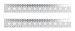 2 st U-profil Aluminium 48x12 mm stark 3-sidig balktillbehör för Robot3121-0012-0312