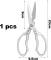 Multifunctional Stainless Steel Scissors, Durable Sharpness, Easy to Clean, Professional Kitchen Scissors, 23 cm