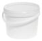 Pickling bucket with lid 10L Vit white