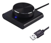 USB Volymkontroll Förlustfri PC Dator Högtalarvolymkontroll Rattjustering Digital Kontroll med[dt]