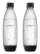 SodaStream Fuse Bottle 2x1L Svart, Transparent