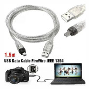For Mini DV MiniDV USB Data Cable FireWire IEEE 1394 HDV Camcorder for Editing on PC