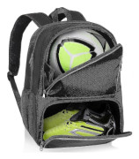 Youth Soccer Bag - Soccer Backpack & Bags for Basketball, Volleyball & Soccer | Includes Separate Compartment for Shoes and Ball