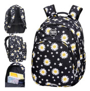 Base Plus Daisy svart CoolPack ungdomsryggsäck,