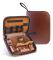 Golf Accessory Bag Large Capacity Multi-Pocket Organizer Portable PU Leather