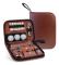Golf Accessory Bag Large Capacity Multi-Pocket Organizer Portable PU Leather