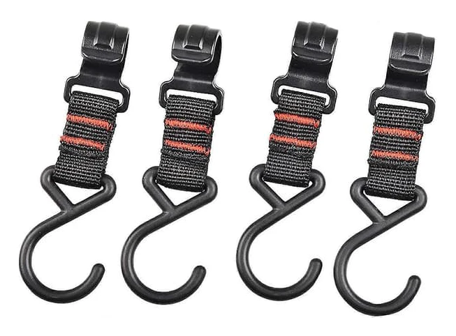 Tent Strap Hook 10pcs Adjustable Heavy Duty Rope Hanger, Tents, Hammocks, Tree Swings Fastening Straps, Tent Hanging Clip For Outdoor Camping