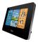 Multifunctional Electronic Alarm Clock with Color Screen and Meteorological Function - Black