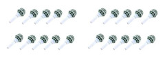 20 st Foam Flower Handle Bouquet Holder for Arrangements Wedding Supplies