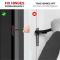 Door Hinge Adjustment Tool - Heavy Duty .134 and .180 Gauge Door Adjuster, Integrated Steel Hinge Bender Black