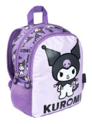 Kuromi St. Majewski flickryggsäck med flera fack för förskola, lila