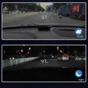 M3 Nyaste HUD Head-Up Display OBD2 Modell Bil-Styling Överhastighetsvarning Vindrute Projektor Alarmsystem Universal Auto D7WD