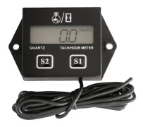 Motorcykel 2/4-takts motor varvräknare timräknare mätare LCD-display vattentät bil motor båt motorcykel digital varvräknare