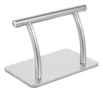 Fotstöd, Ergonomisk Design, Halkfri Bas, silver