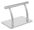 Fotstöd, Ergonomisk Design, Halkfri Bas, silver