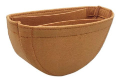 Handbag Organizer Insert Shaper Organizer Bag Liner for Tote Crossbody Bag Luggage Brown Open Top Brown Open Top