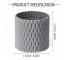 Makeup Brush Holder Storage Box, 360 Rotating Multifunctional Pen Holder, Storage Box, Can Store Lipstick, Comb, Beauty Tools (Grey)