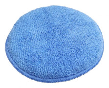 8 vaxappliceringsdynor - i mikrofiber - blå - 12 cm