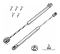 Set of 2 Gas Springs, 60N/6kg Furniture Spring Gas Shock Absorber, Soft Close Hinge, Hydraulic Spring Cabinet Spring for Kitchen, A