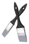 2 st Silikonborstar, bred och smal bred platt pensel för konst Solida penselset för akrylmålning och akvareller (2,54 cm, 5,08 cm bredd) {h}