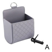 Car Accessories Air Vent Storage Bag Car Leather Multifunction B 1 pc A 1pcs A 1pcs
