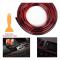 5M Dekoration Flexibla Strips Trim Strips RÖDA red
