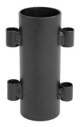 Outdoor Camping Fishing Canopy Pole Holder Tent Awning Accessories Support Rod Fixed Tube Holder Canopy Pole Iron Holder