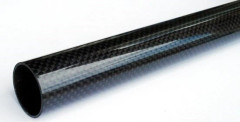 Kolrör vävt 3K - 28x26x1000mm - Bronto