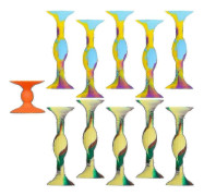 10-pack Soft Suction Cup Darts - Colorful Throwing Game for Indoor/Outdoor Use for Kids & Adults - Safe Silicone Darts for Fun Sports Activity
