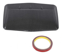 Car Hood Scoop Cover ABS Air Vent Decorative Cover with Tape for Car Modification Carbon Fiber Style